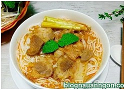 Đơn giản, dễ làm với món bún thịt heo cực ngon miệng cho bữa sáng !