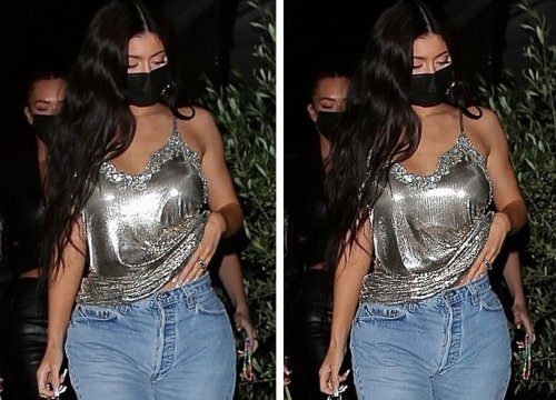 Kylie Jenner nóng bỏng đi ăn tối cùng bạn thân