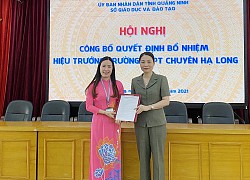 Trao quyết định bổ nhiệm Hiệu trưởng Trường THPT Chuyên Hạ Long