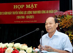 An Giang: Họp mặt kỷ niệm 75 năm Ngày truyền thống lực lượng Tham mưu Công an nhân dân