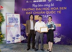 Trường ĐH Hoa Sen đạt chuẩn 4 sao của Tổ chức QS-Stars