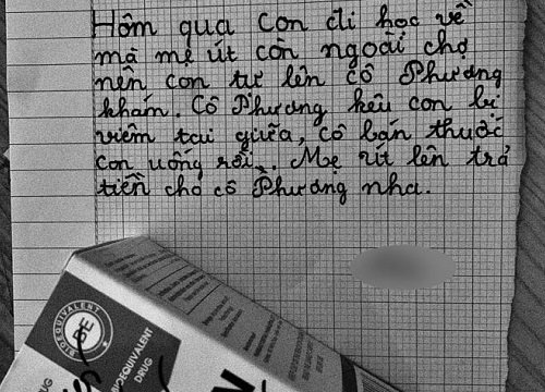 21 tuổi làm mẹ của 2 đứa cháu, cô gái trẻ rưng rưng khi đọc mẩu giấy con nhắn gửi