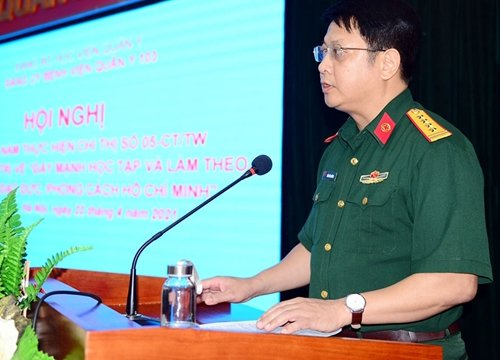 Bệnh viện Quân y 103 đẩy mạnh học tập và làm theo tư tưởng, đạo đức, phong cách Hồ Chí Minh