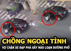 Chồng ngoại tình, vợ chặn xe đập phá gây náo loạn đường phố, thái độ của người chồng gây bức xúc