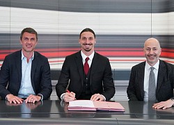 Ibrahimovic gia hạn hợp đồng với Milan