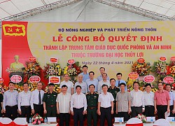 Thành lập Trung tâm giáo dục quốc phòng và an ninh thuộc Trường ĐH Thuỷ lợi