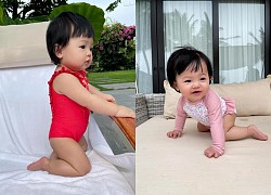 Ái nữ nhà Cường Đô La tung trọn bộ diện áo tắm chào hè, mới 7 tháng tuổi đã "hot" quá rồi!