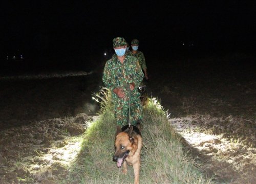 Ảnh: Bộ đội biên phòng, công an 'thâu đêm suốt sáng' siết chặt biên giới Tây Nam