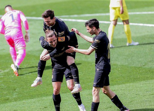 Đánh bại Villarreal, Barcelona sáng cửa vô địch La Liga