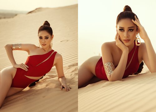 Hoa hậu Khánh Vân khoe hình thể nóng bỏng trước thềm Miss Universe