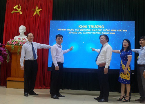 Quảng Nam: Khai trương Trung tâm điều hành giáo dục thông minh - IOC Edu