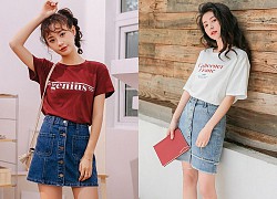 5 kiểu chân váy cứ diện cùng áo phông là đẹp mê, nàng lưu ngay để style thêm sành điệu