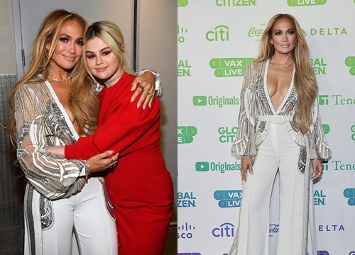 Jennifer Lopez U50 nghiện mốt thả rông, gợi cảm lấn át Selena Gomez