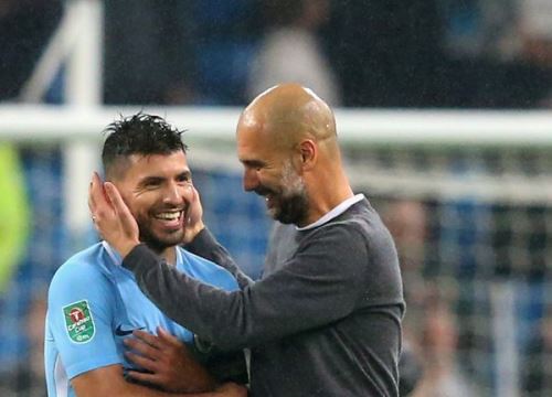 Pep Guardiola khiến Aguero nức lòng trước khi rời Man City