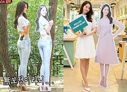 Sao Hàn đọ sắc với chính standee của mình: Seolhyun - Yoona thành "huyền thoại", Suzy - Lee Min Ho cùng lộ chung khuyết điểm