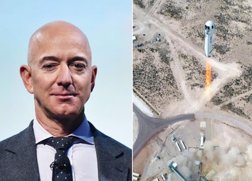 Tỷ phú Jeff Bezos sắp mở bán vé du lịch vũ trụ trên tàu New Shepard