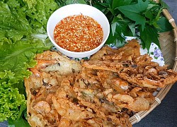 Cách làm bánh tôm nấm chiên giòn, ăn chơi ăn chính đều ngon