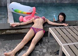 Nữ idol EXID khoe bikini ngày Hè, nhưng sao body lìa khỏi cổ còn đầu cười nham hiểm như phim kinh dị thế này?