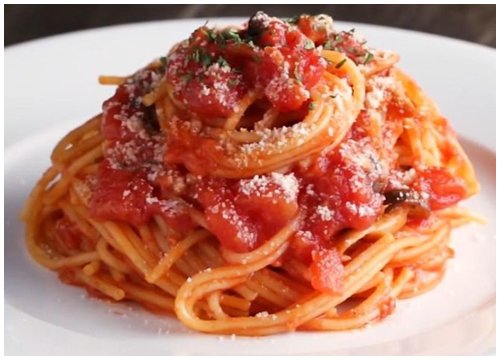 Tự làm món mì spaghetti sốt cà chua kiểu Nhật