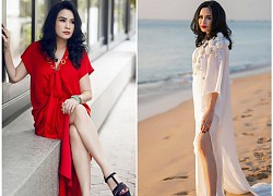 Diva Thanh Lam mê giấu dáng với muôn kiểu váy thùng thình