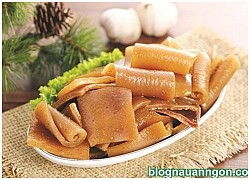 Bì heo (da lợn) - nguyên liệu chế biến ngon, cực tốt - nhiều người bỏ phí!