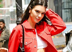 Kendall Jenner thường mặc áo ngắn khoe eo thon