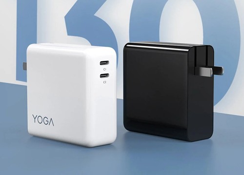 Lenovo ra mắt bộ sạc GaN YOGA CC130: USB-C kép, công suất 130W