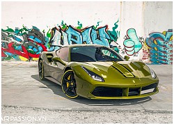 Ngắm Ferrari 488 GTB "khoác áo" phong cách nhà binh ở Sài Gòn