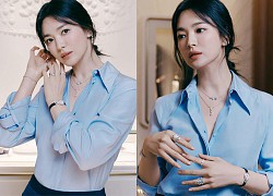 Nửa đêm Song Hye Kyo &#8220;đánh úp&#8221; bộ ảnh đẹp xỉu: Diện sơ mi đơn giản mà sang hết nấc, gương mặt chính là &#8220;công thần&#8221;