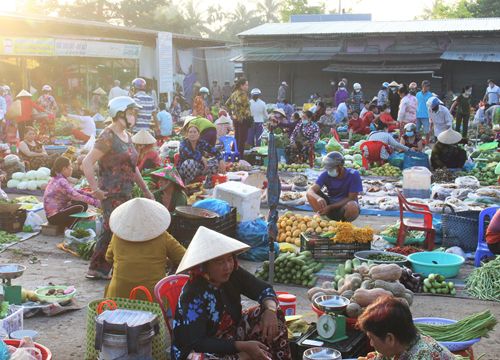 Chợ 'chồm hổm' chỉ bán của nhà trồng được