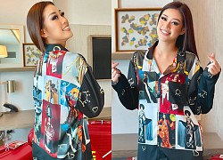 Khánh Vân diện pijama in hình đại diện Việt Nam tại Miss Universe