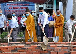 Phật giáo Quảng Ninh hỗ trợ xây 10 căn nhà tình thương trong mùa Phật đản