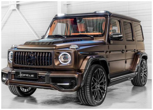 Cận cảnh Mercedes-AMG G63 sang trọng, rực rỡ dưới bàn tay hãng độ