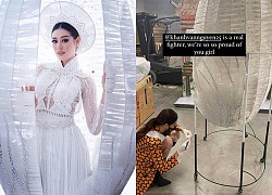 Đêm thi quốc phục Miss Universe: Khánh Vân lộ diện cực thần thái với cú xoay catwalk gây sốt cùng Kén Em tỏa sáng trên sân khấu