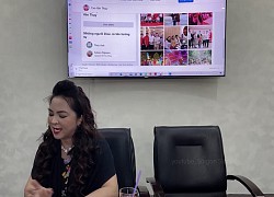 Mỗi lần livestream, đại gia Phương Hằng lại phải in comment của cư dân mạng ra giấy để... đọc cho rõ