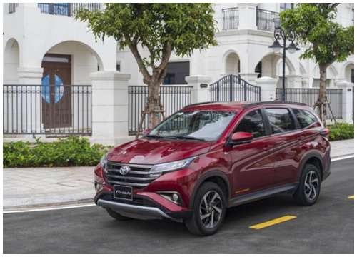 Toyota Rush vươn lên vị trí thứ 2 doanh số phân khúc xe 7 chỗ giá rẻ