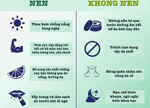 4 nên và không nên giữ da khỏe đẹp bất chấp thời tiết