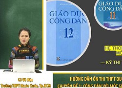 Bí quyết ôn thi THPT đạt điểm cao môn GDCD: Quyền tự do của công dân