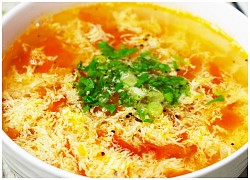 Cách nấu canh trứng cà chua ngon