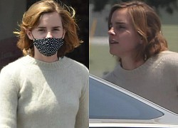 Emma Watson để lại tóc ngắn màu nâu y hệt Hermione ngày xưa, nhưng sao nhan sắc tuột dốc quá thế này