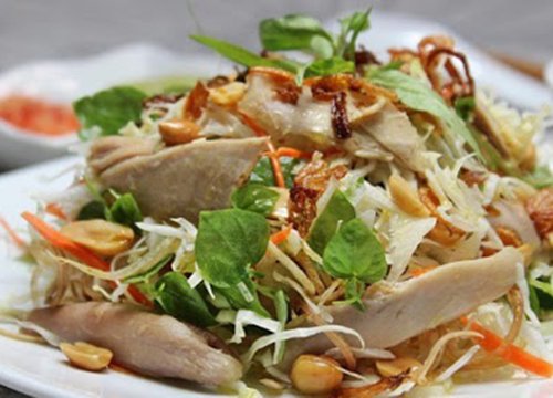 Gỏi gà trộn xoài ngon tuyệt