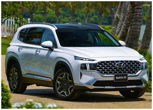 Khoảng 1,2 tỷ đồng, chọn Hyundai Santa Fe 2021 hay Toyota Fortuner?