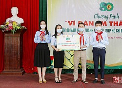 Nhiều hoạt động "Vì đàn em thân yêu" tại các xã miền núi Hà Tĩnh