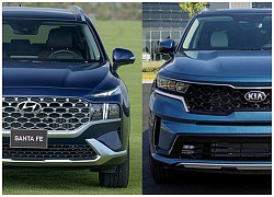 Giá 1,3 tỷ đồng, chọn Hyundai SantaFe 2021 hay KIA Sorento?