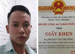 Khen thưởng công dân thứ hai tham gia bắt đối tượng giết người, truy nã đặc biệt