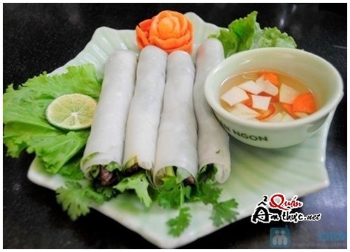 Phở cuốn Cách làm phở cuốn cực ngon