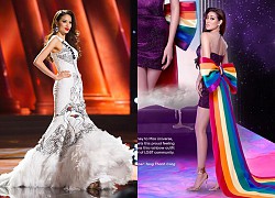 Trước đầm LGBT của HH Khánh Vân, đây từng là mẫu váy khiến người ta vô cùng tiếc nuối tại Miss Universe