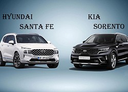 So sánh Hyundai Santa Fe 2021 với Kia Sorento 2021