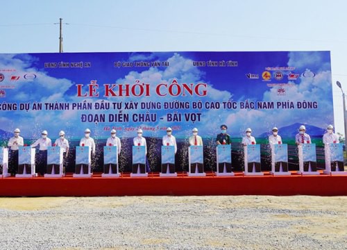 Khởi công dự án thành phần cao tốc Bắc Nam đầu tiên theo hình thức PPP