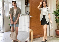 Kiểu áo blazer mát mẻ phối đồ kiểu gì cũng chuẩn thanh lịch